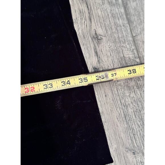 Naked Zebra Women's Black Long Sleeve V-Neck Silky Button Up Shirt Blouse Size L - Picture 4 of 5